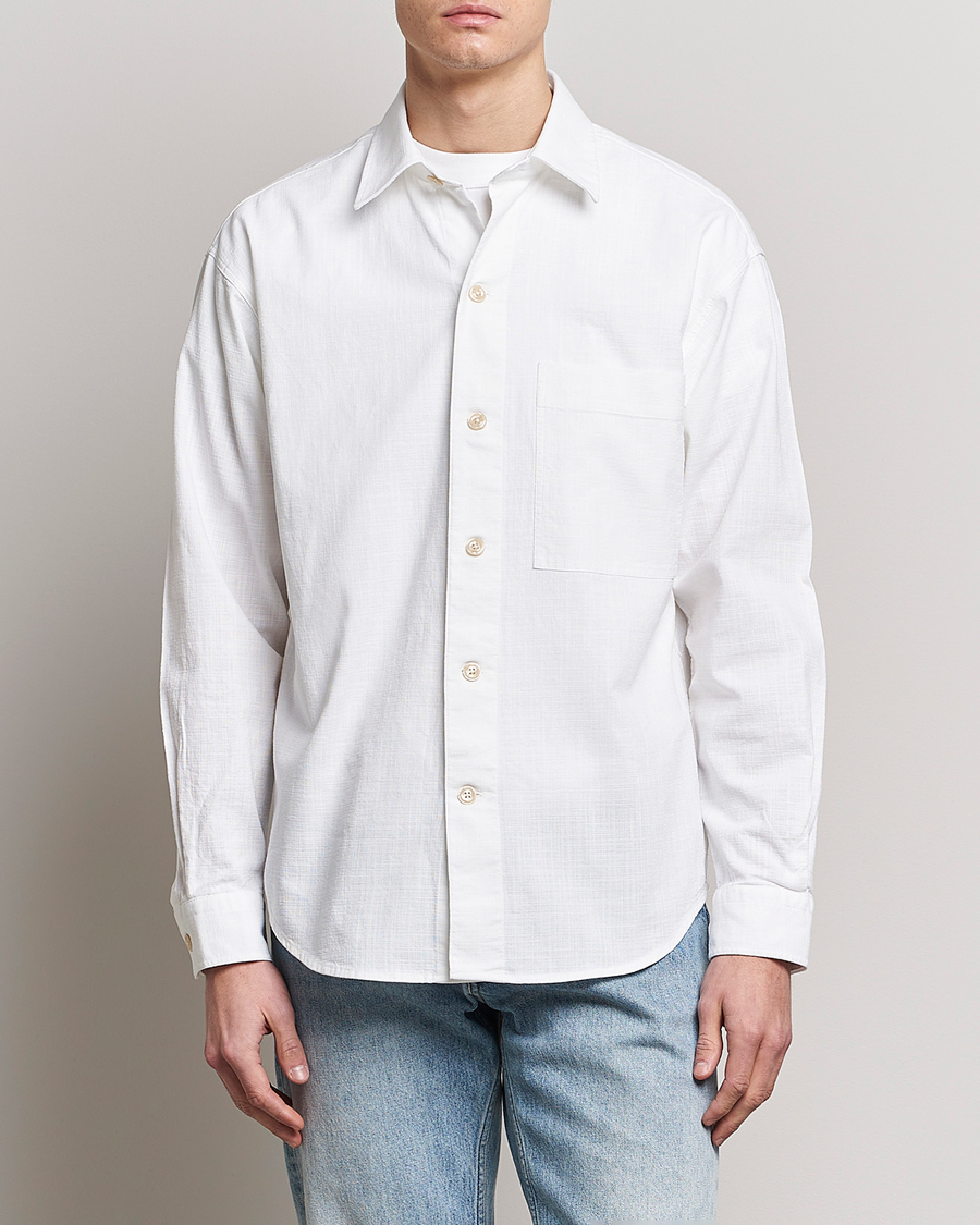 Herre | Skjorter | NN07 | Adwin Cotton Pocket Shirt Off White