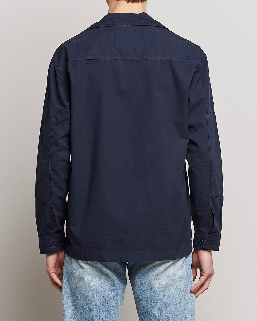 Herre | Skjorter | NN07 | Andre Patch Pocket Overshirt Navy Blue