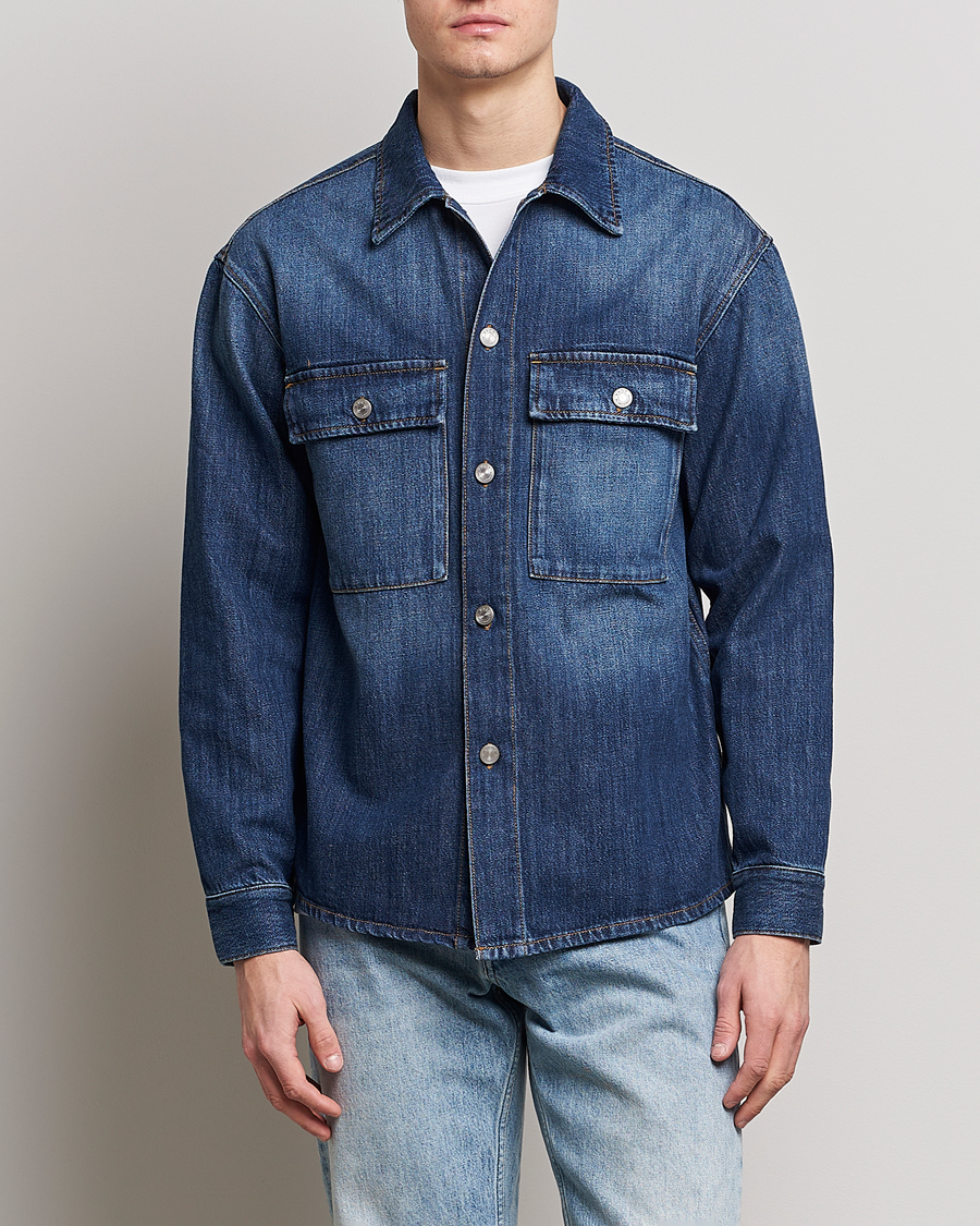 Herre | Jakker | NN07 | Roger Denim Jacket Medium Blue