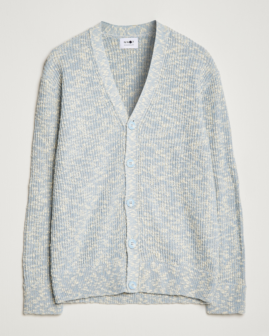 Herre | Trøjer | NN07 | Jesse Knitted Sweater Ashley Blue