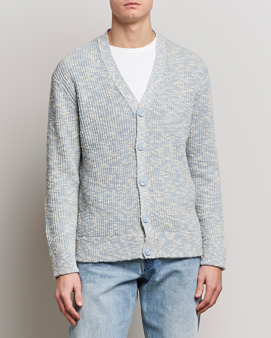 Herre | Trøjer | NN07 | Jesse Knitted Sweater Ashley Blue