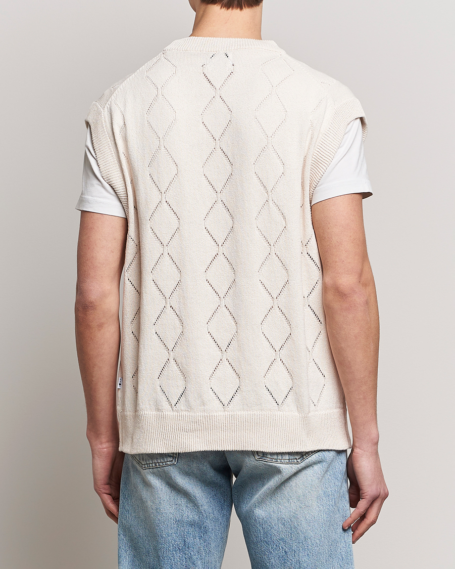 Herre | Trøjer | NN07 | Crew Neck Vest Ecru