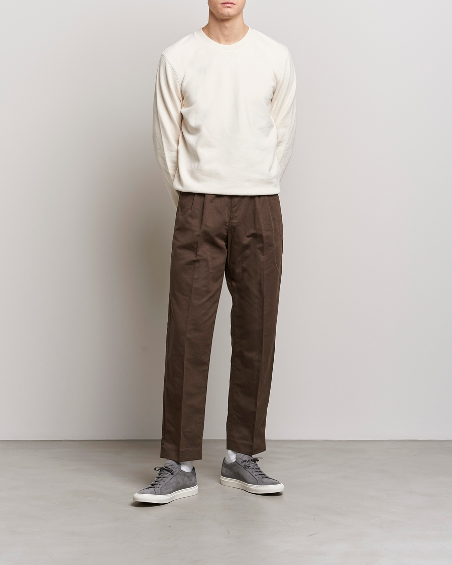 Herre | Bukser | NN07 | Fritz Pleated Trousers Brown