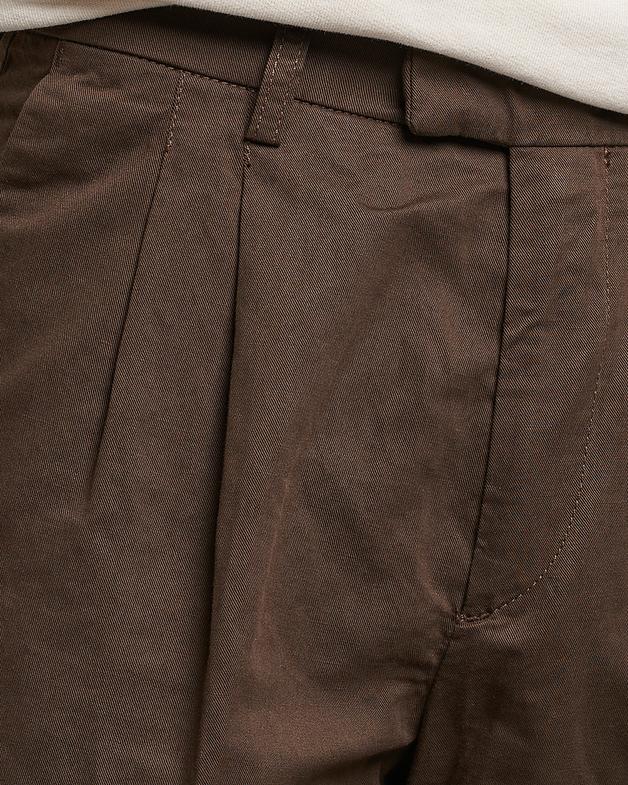 Herre | Bukser | NN07 | Fritz Pleated Trousers Brown