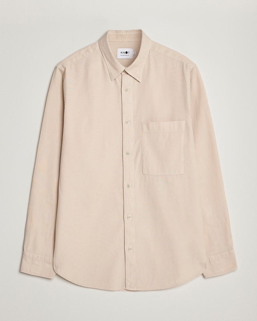 Herre | Skjorter | NN07 | Cohen Summer Cord Shirt Cream