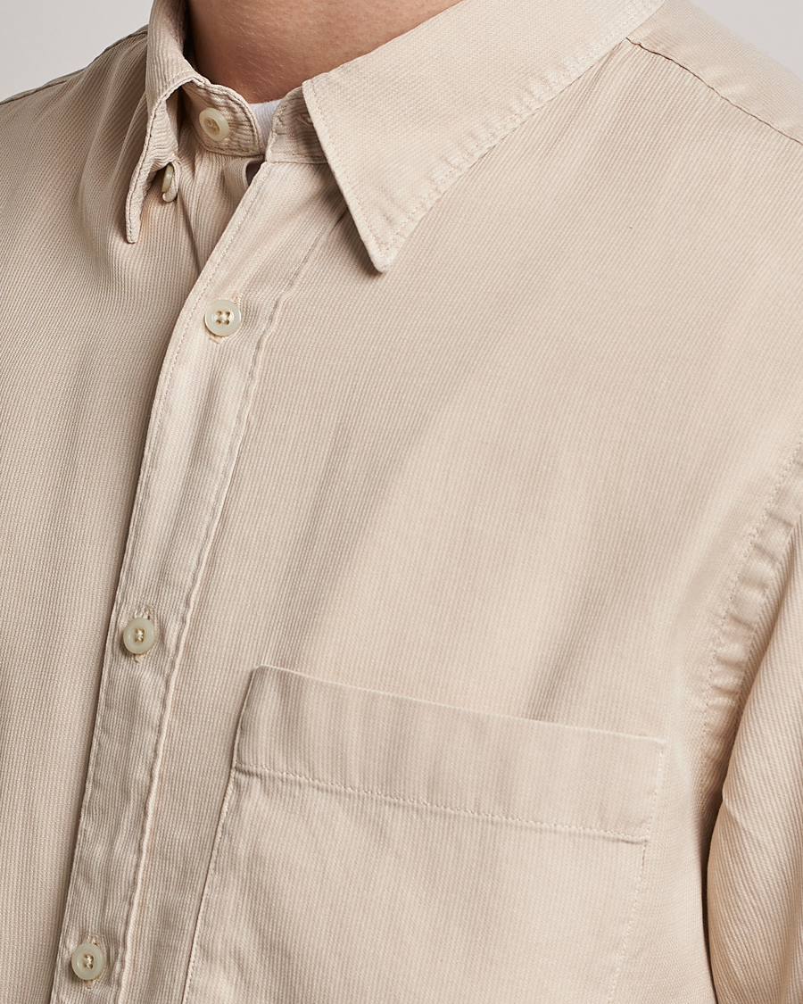 Herre | Skjorter | NN07 | Cohen Summer Cord Shirt Cream