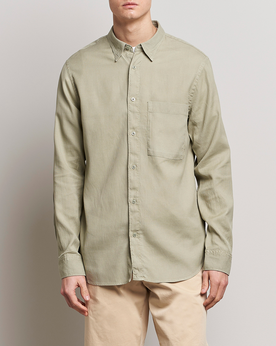 Herre | Fløjlsskjorter | NN07 | Cohen Summer Cord Shirt Pale Green