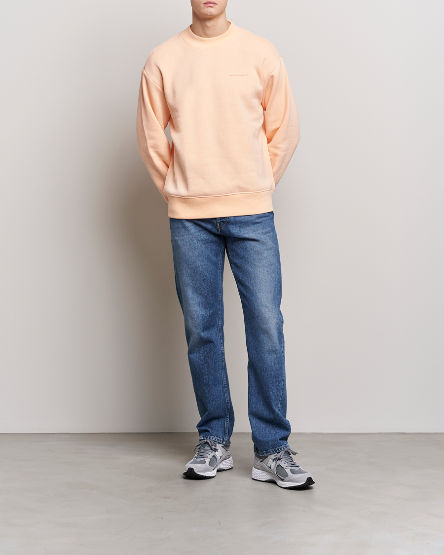 Herre | Trøjer | NN07 | Briggs Mock Neck Sweater Prairy Sunset