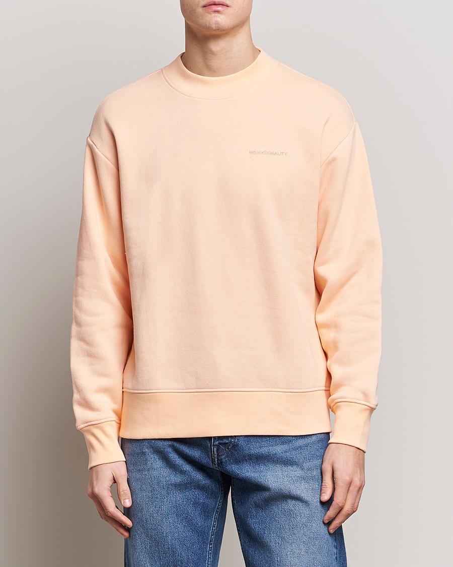 Herre | Trøjer | NN07 | Briggs Mock Neck Sweater Prairy Sunset