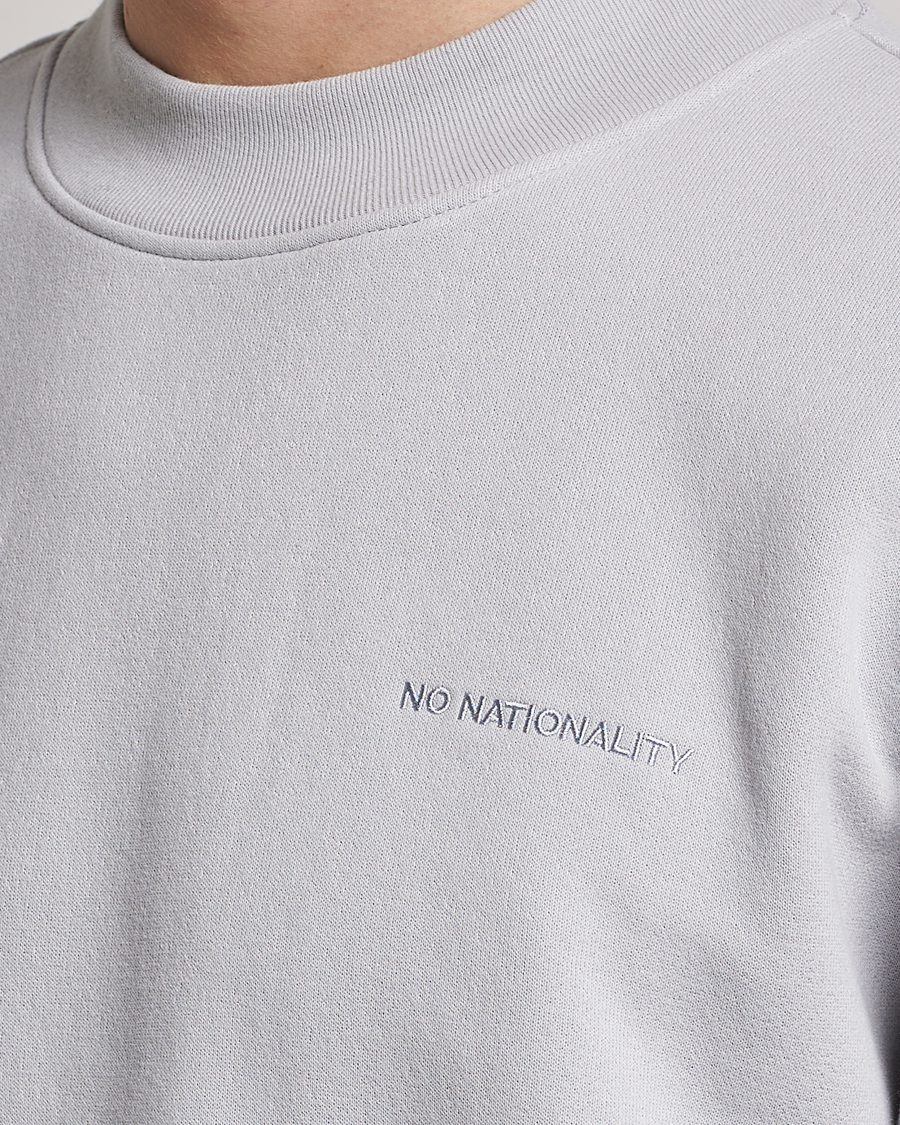 Herre | Trøjer | NN07 | Briggs Mock Neck Sweater Harbour Mist