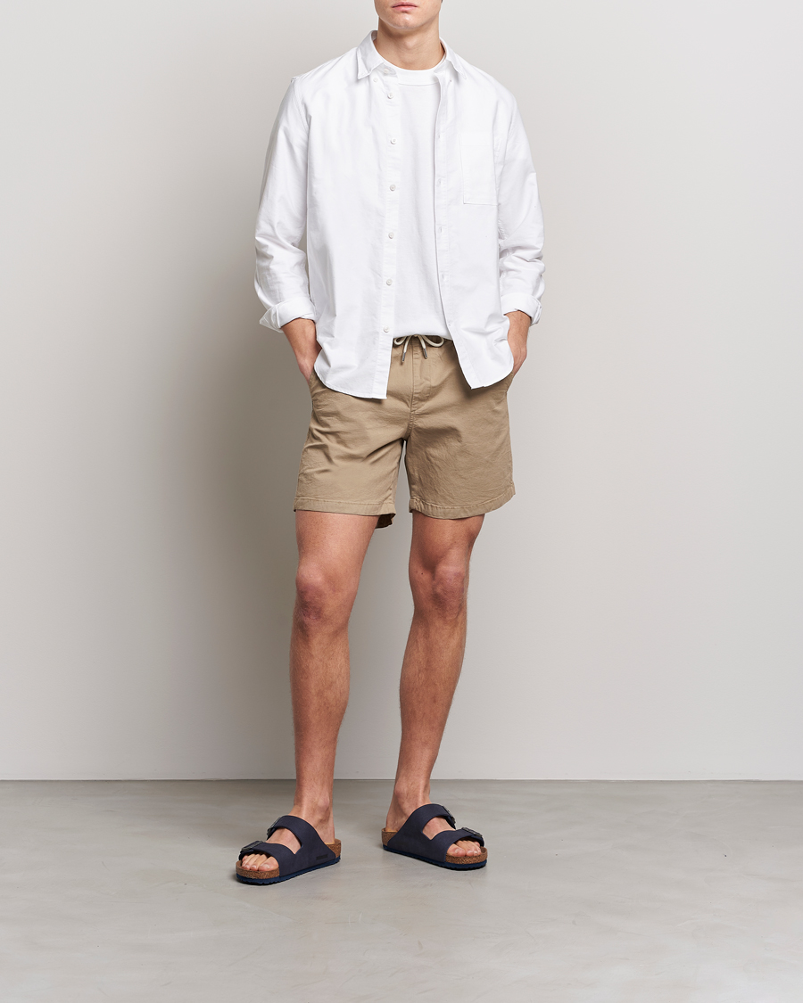 Herre | Shorts | NN07 | Gregor Tencel Drawstring Shorts Greige