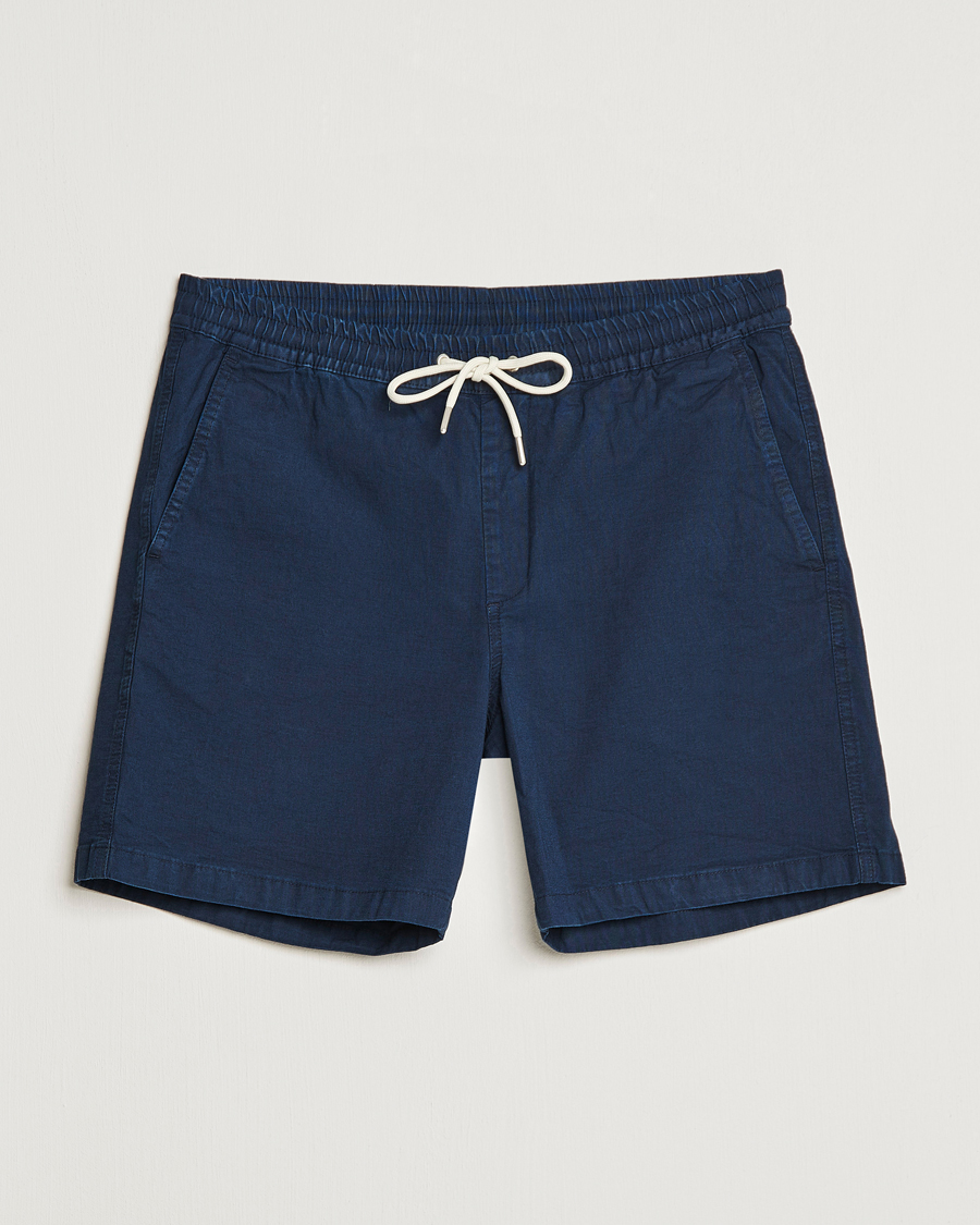 Herre | Shorts | NN07 | Gregor Tencel Drawstring Shorts Navy Blue