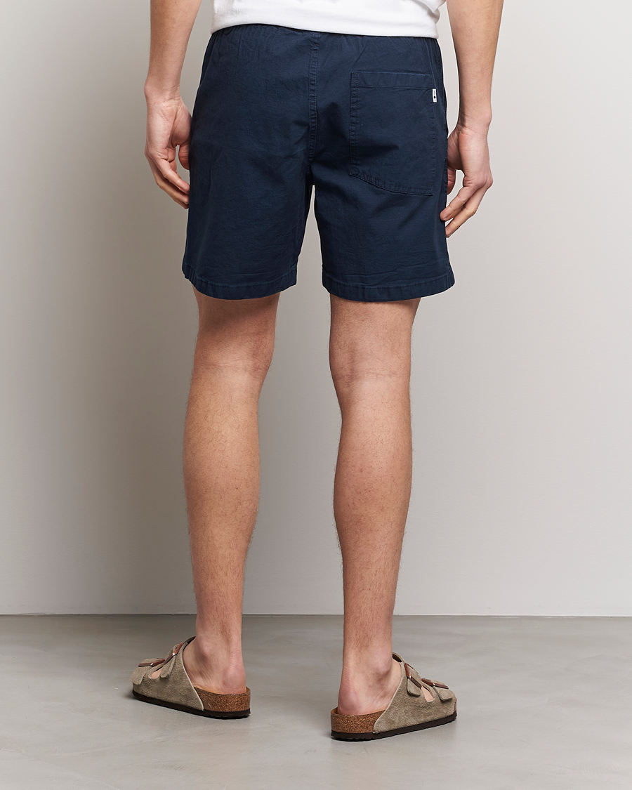 Herre | Shorts | NN07 | Gregor Tencel Drawstring Shorts Navy Blue