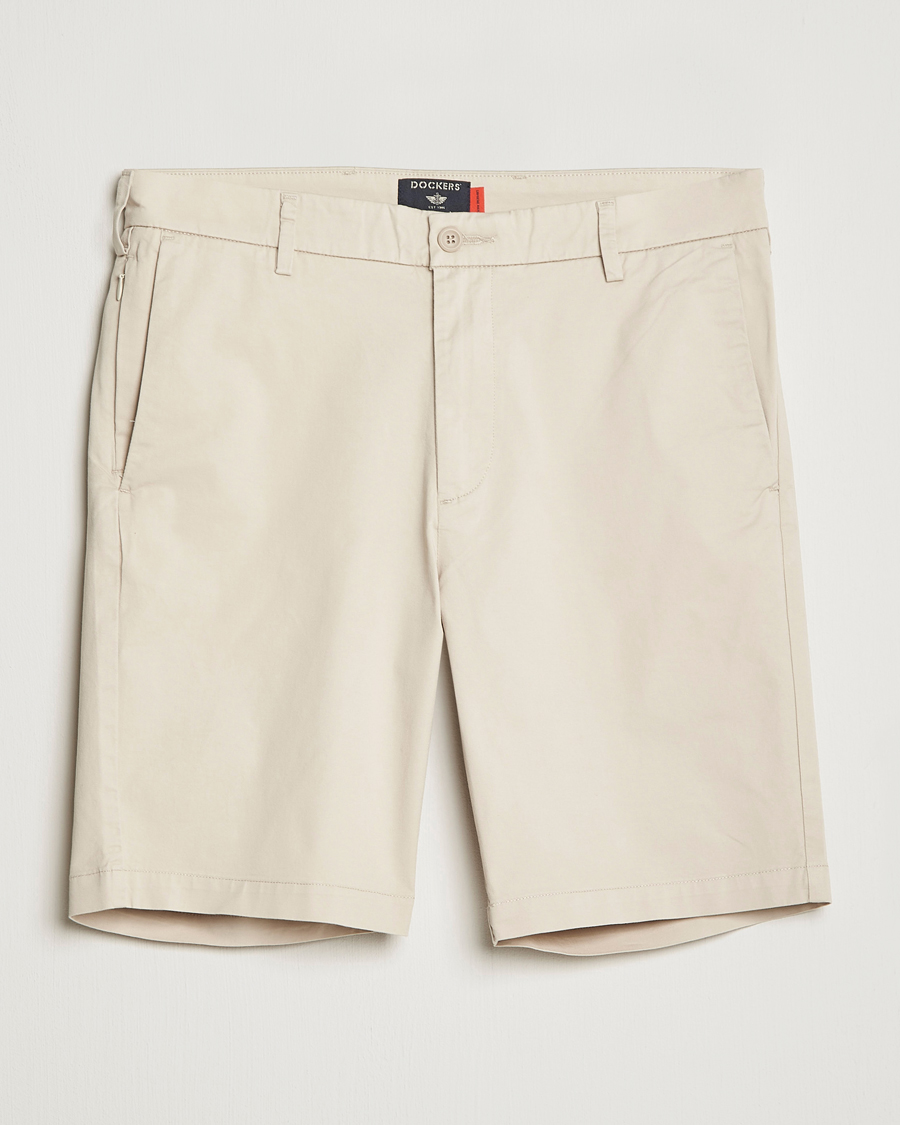 Herre |  | Dockers | Cotton Stretch Twill Chino Shorts Sahara Khaki