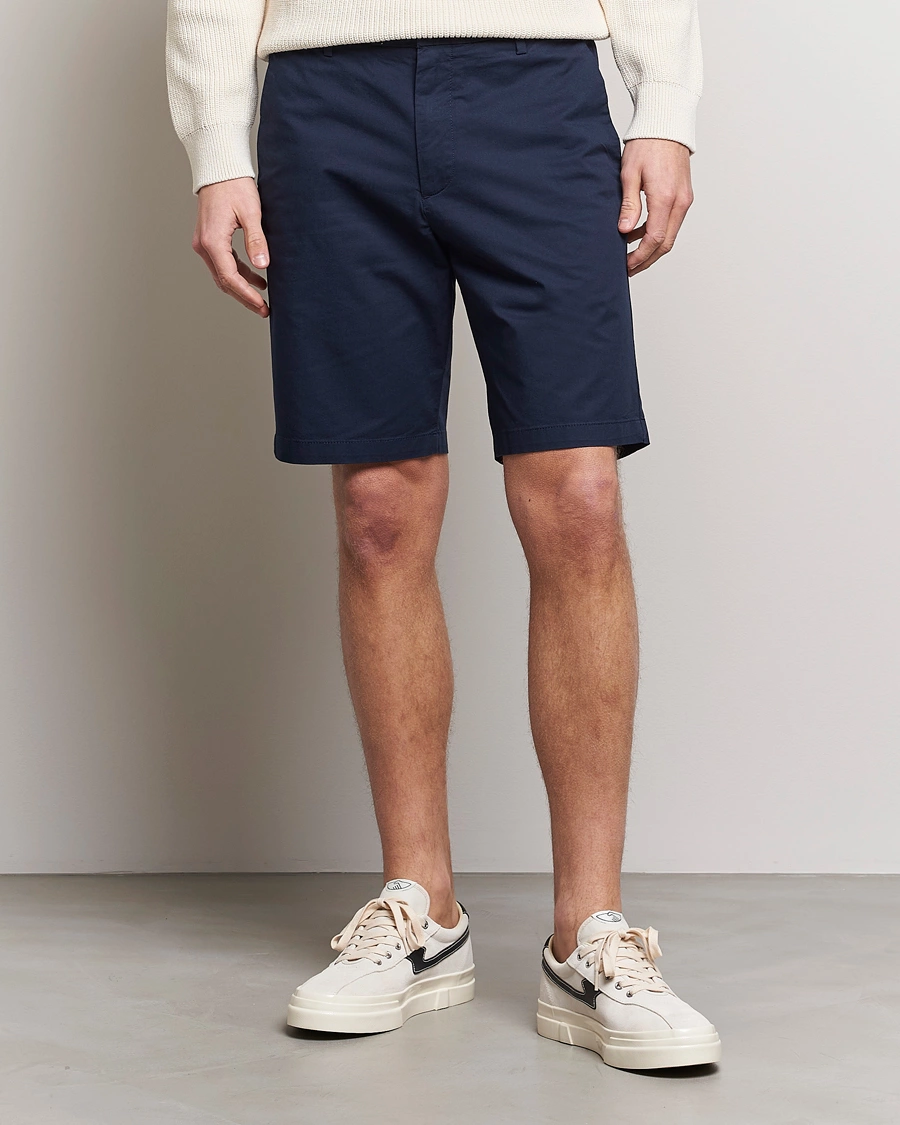 Herre | Chino shorts | Dockers | Cotton Stretch Twill Chino Shorts Navy Blazer