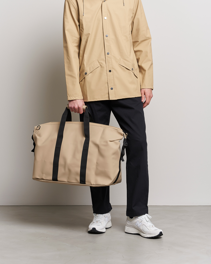 Herre | Weekendtasker | RAINS | Weekendbag Sand