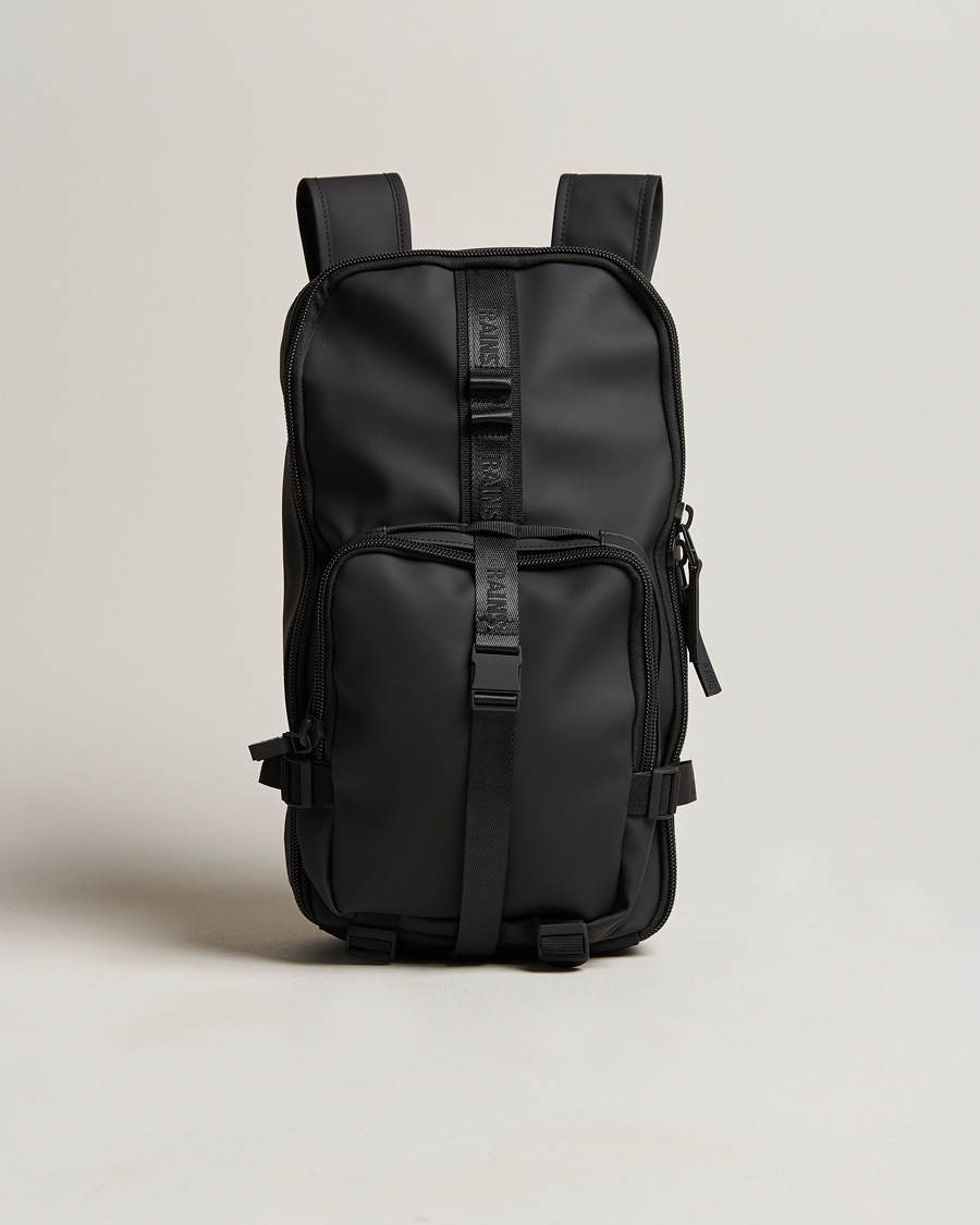 Herre | RAINS Trail Rucksack Black | RAINS | Trail Rucksack Black