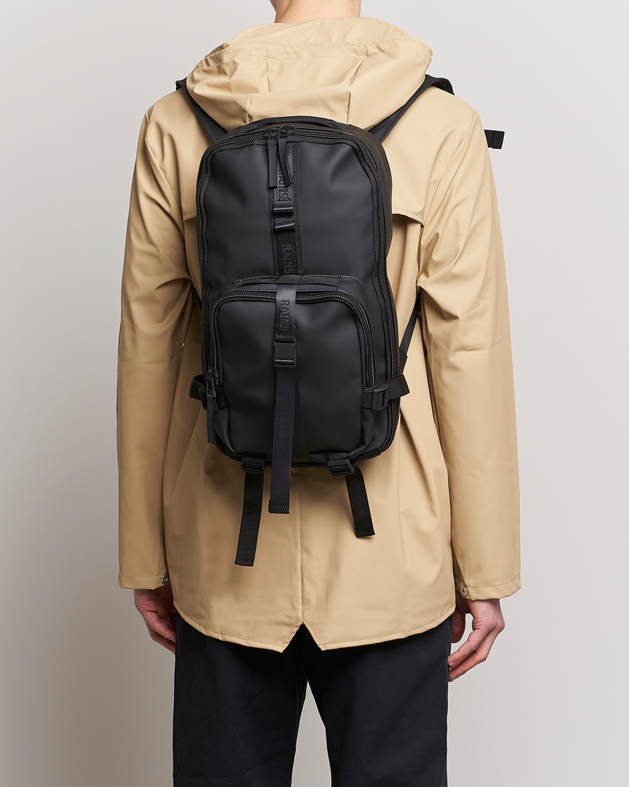 Herre | RAINS Trail Rucksack Black | RAINS | Trail Rucksack Black