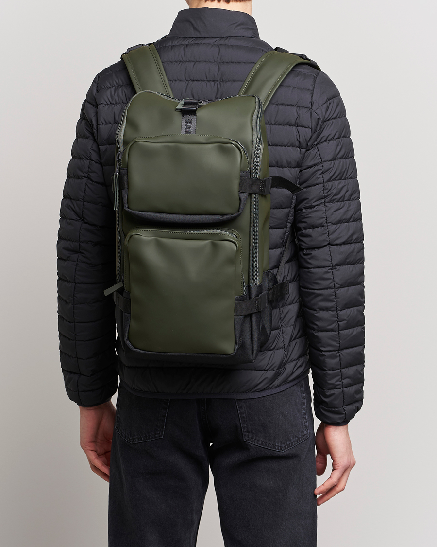 Herre | Rygsække | RAINS | Trail Cargo Backpack Green