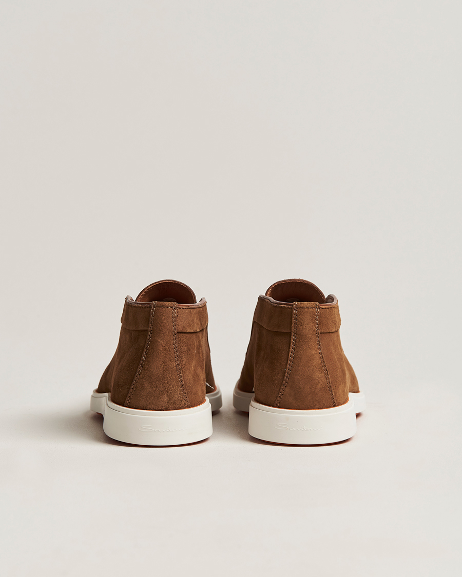 Herre | Santoni Summer Chukka Brown Suede | Santoni | Summer Chukka Brown Suede