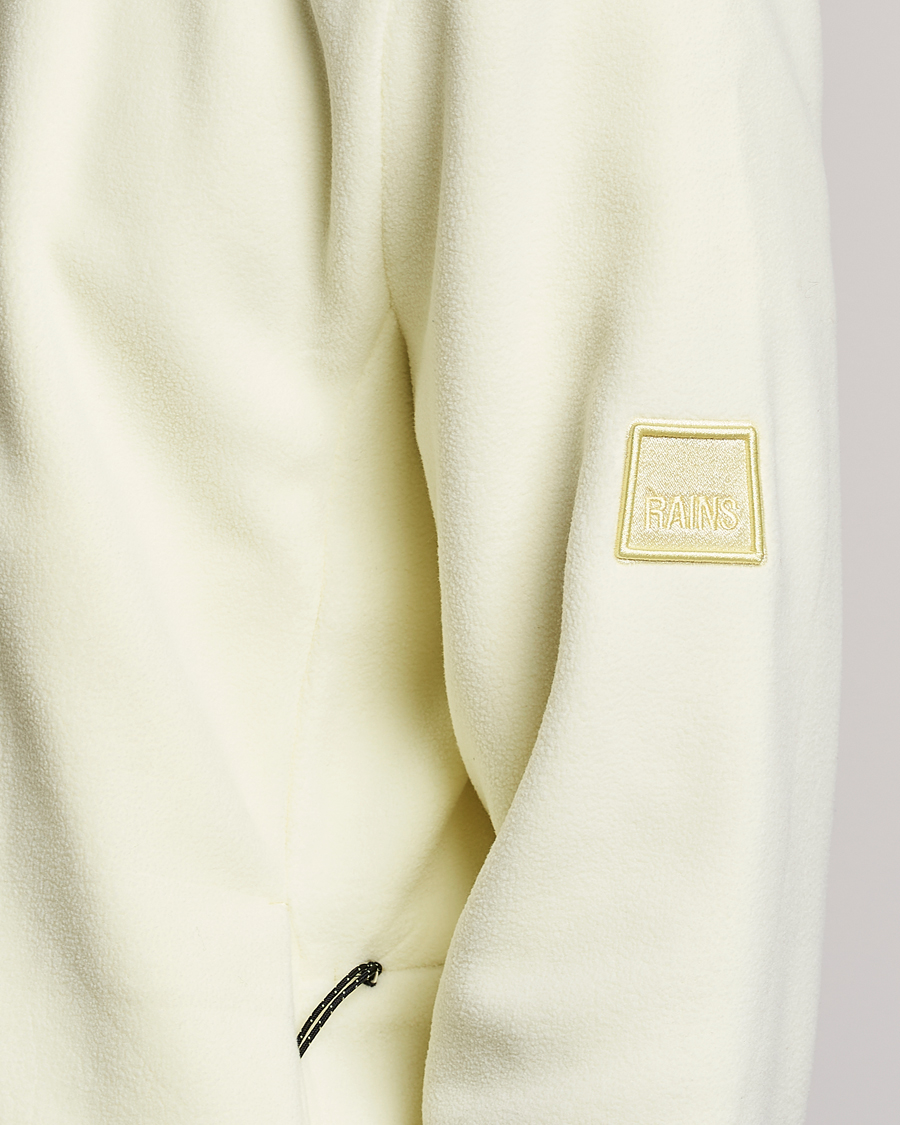 Herre | Trøjer | RAINS | Fleece Half-Zip Pullover Straw