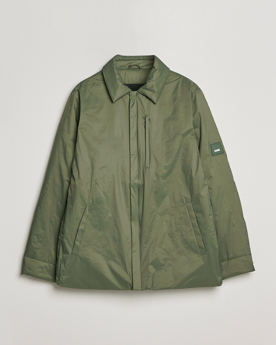Herre | Jakker | RAINS | Fuse Shirt Jacket Evergreen