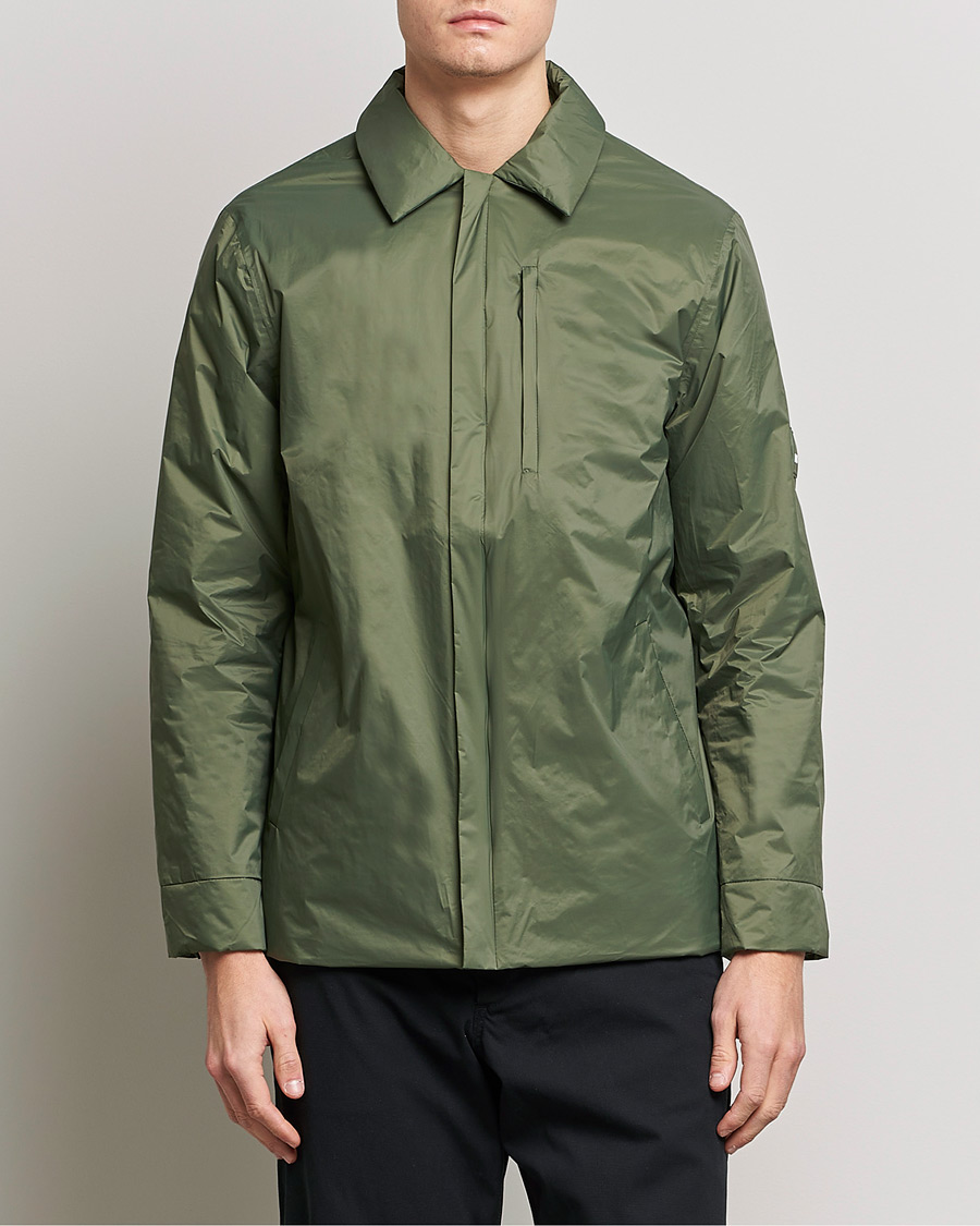 Herre | Jakker | RAINS | Fuse Shirt Jacket Evergreen