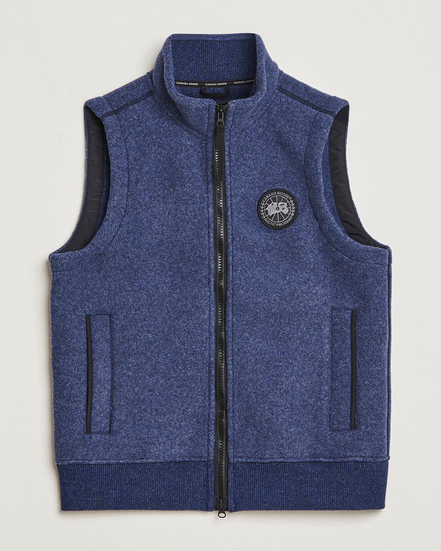 Herre | Veste | Canada Goose | Mersey Fleece Vest Atlantic Navy