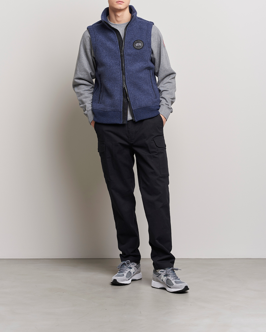 Herre | Veste | Canada Goose | Mersey Fleece Vest Atlantic Navy