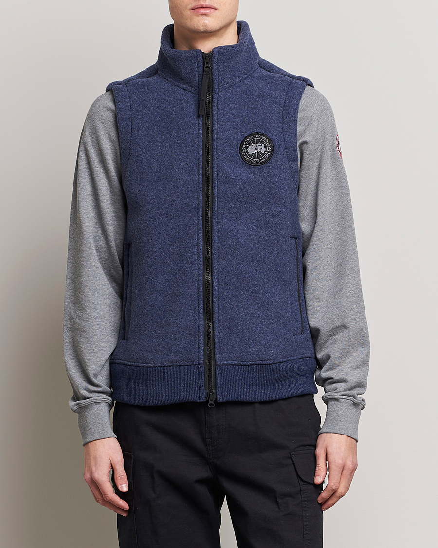 Herre | Afdelinger | Canada Goose | Mersey Fleece Vest Atlantic Navy