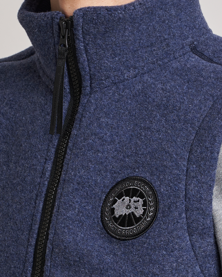 Herre | Veste | Canada Goose | Mersey Fleece Vest Atlantic Navy