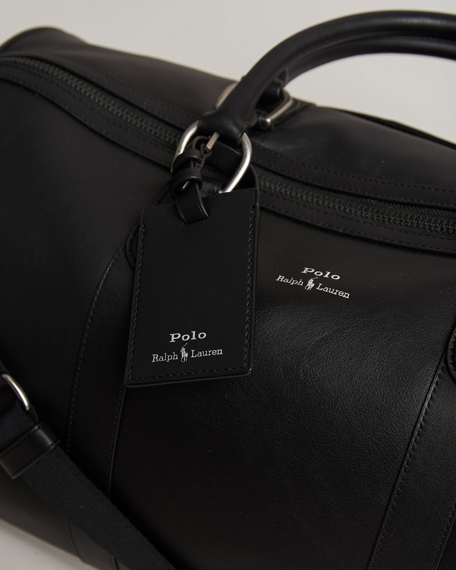 Herre | Polo Ralph Lauren Leather Duffle Bag Black | Polo Ralph Lauren | Leather Duffle Bag Black