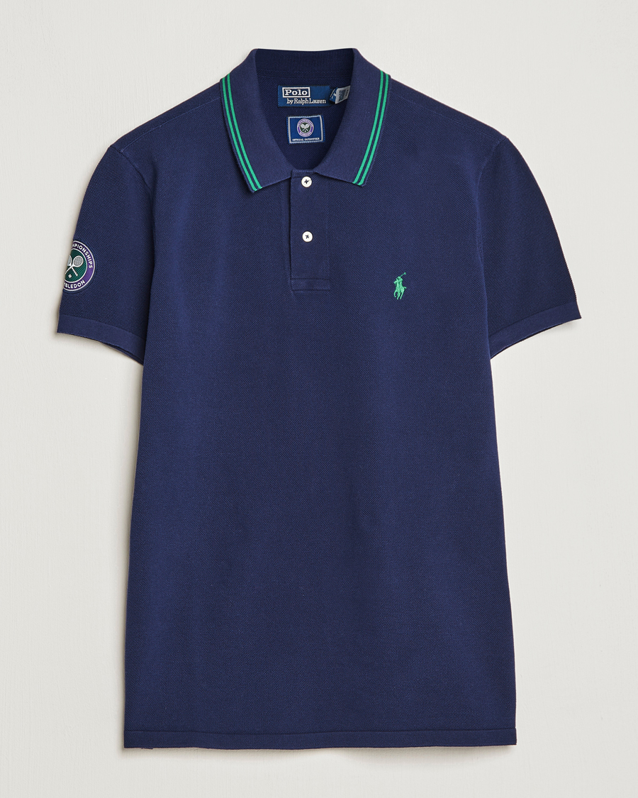 Herre | Polotrøjer | Polo Ralph Lauren | Custom Slim Fit Wimbledon Polo Refined Navy