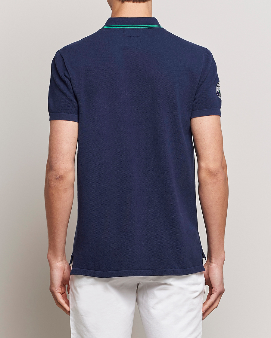 Herre | Polotrøjer | Polo Ralph Lauren | Custom Slim Fit Wimbledon Polo Refined Navy