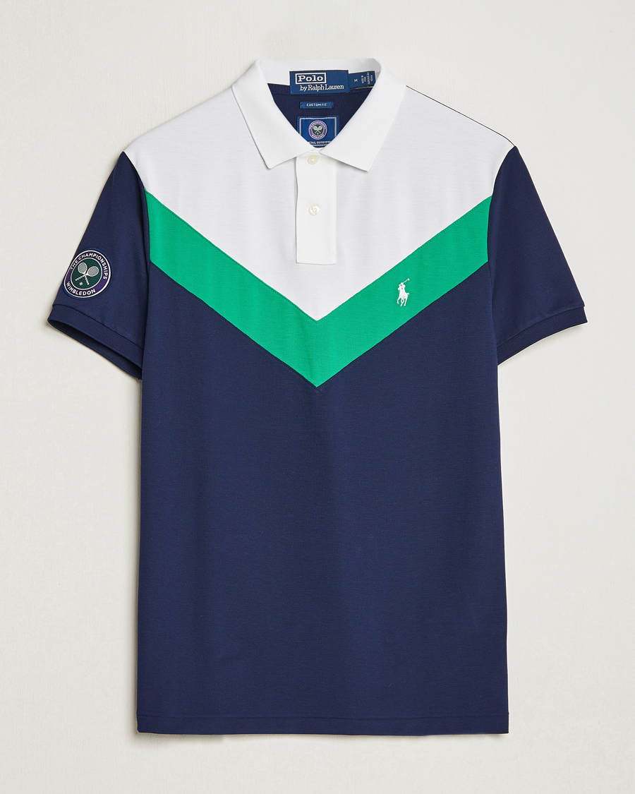 Herre | Polotrøjer | Polo Ralph Lauren | Performance Wimbledon Polo Refined Navy Multi