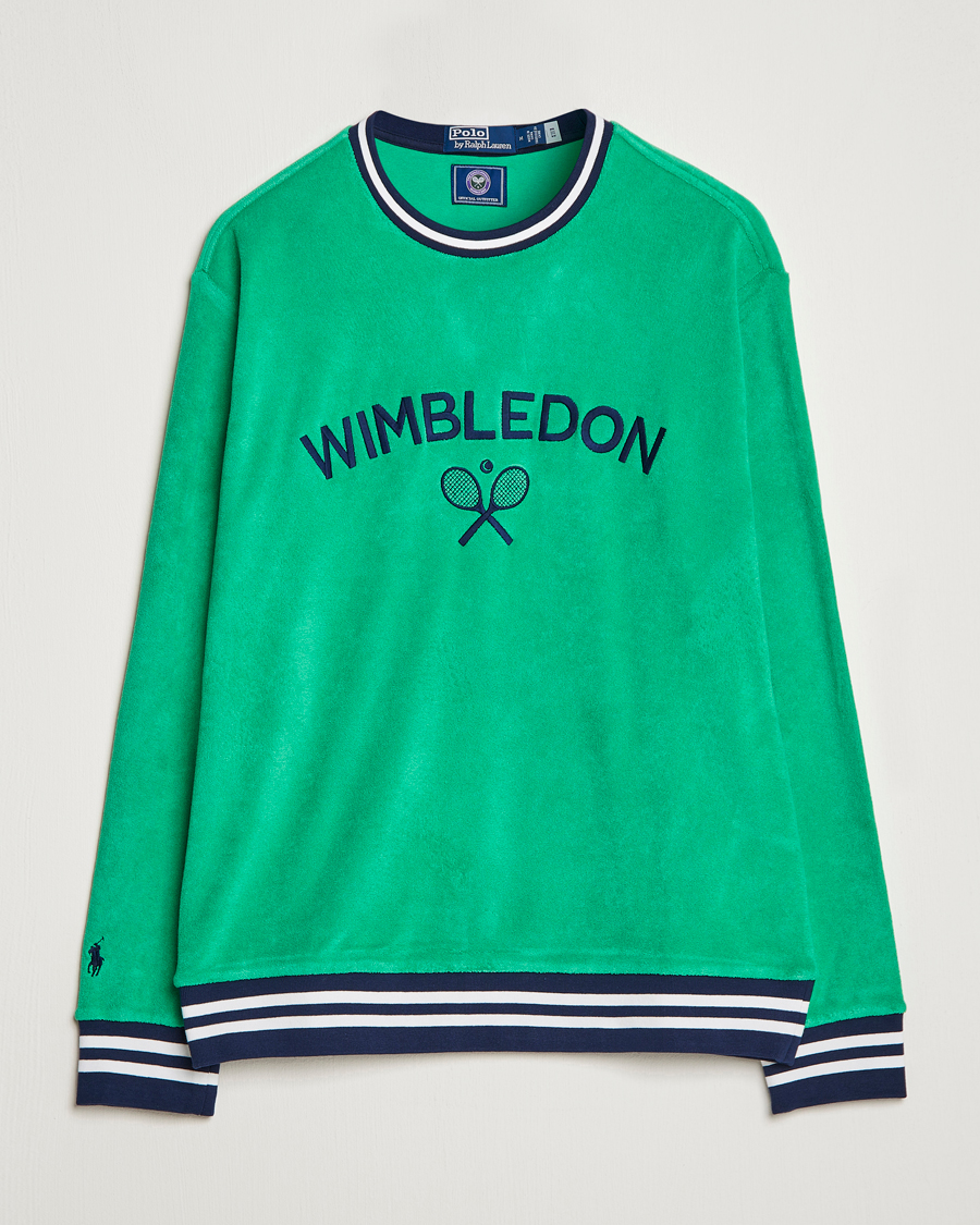 Herre | Trøjer | Polo Ralph Lauren | Wimbledon Terry Sweatshirt Stem Green