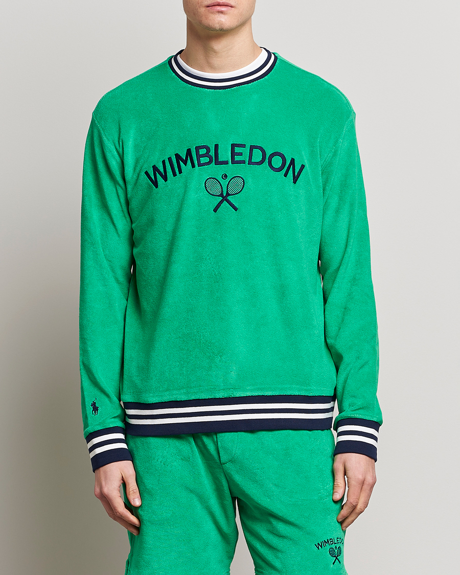 Herre | Trøjer | Polo Ralph Lauren | Wimbledon Terry Sweatshirt Stem Green