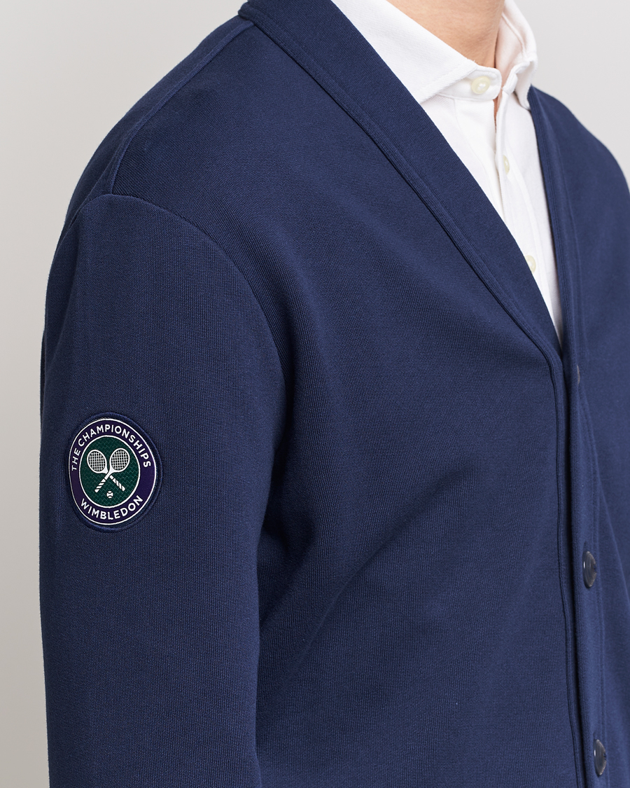 Herre | Trøjer | Polo Ralph Lauren | Wimbledon Knitted Cardigan Refined Navy