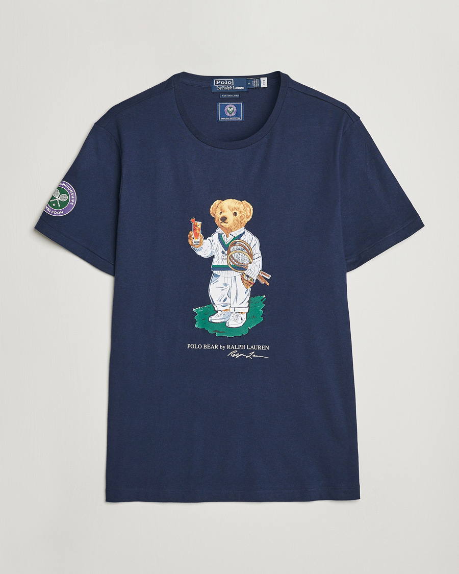 Herre | T-Shirts | Polo Ralph Lauren | Printed Wimbledon Bear Crew Neck T-Shirt Na