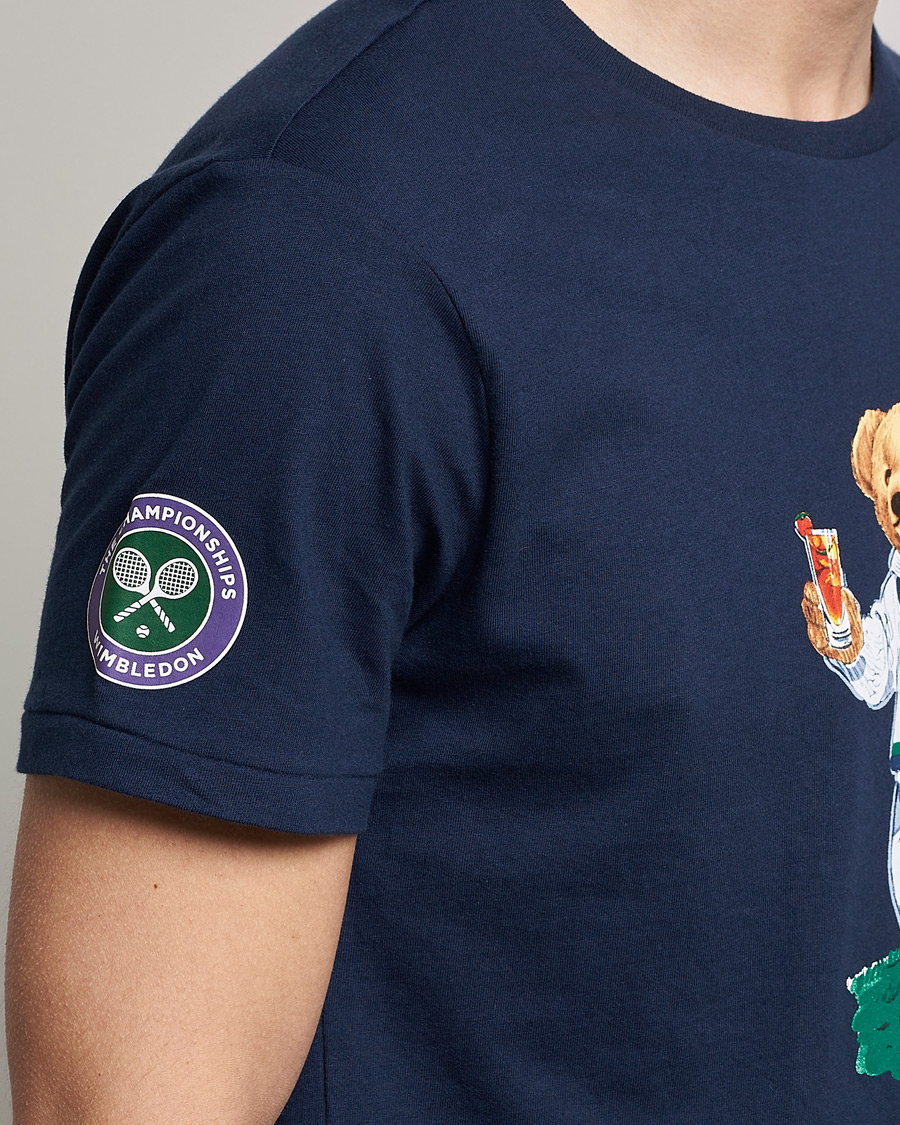 Herre | T-Shirts | Polo Ralph Lauren | Printed Wimbledon Bear Crew Neck T-Shirt Na