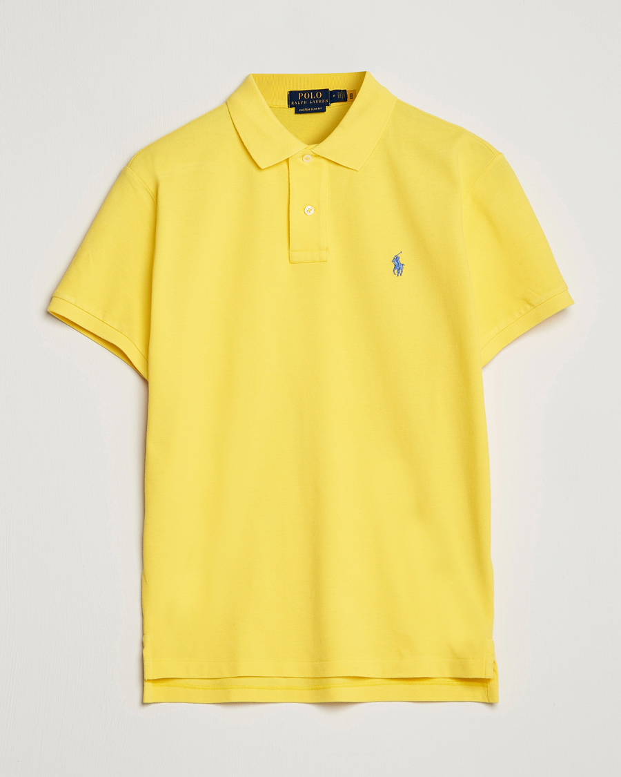 Herre | Polotrøjer | Polo Ralph Lauren | Custom Slim Fit Polo Lemon Crush