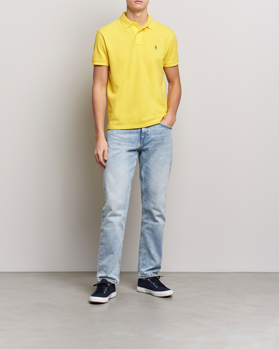 Herre | Polotrøjer | Polo Ralph Lauren | Custom Slim Fit Polo Lemon Crush