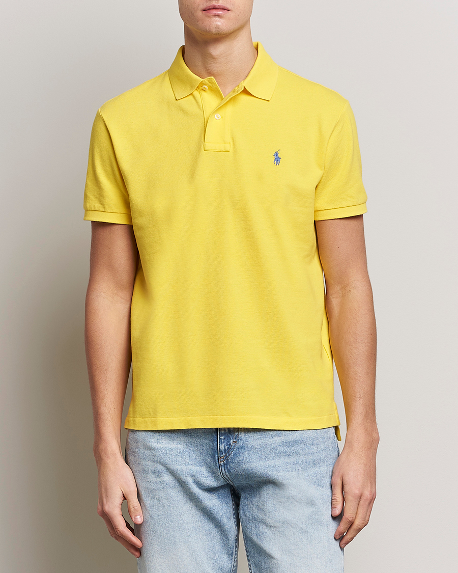 Herre | Polo Ralph Lauren | Polo Ralph Lauren | Custom Slim Fit Polo Lemon Crush