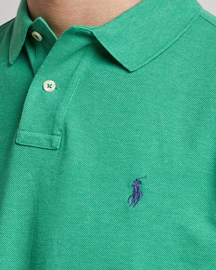 Herre | Polotrøjer | Polo Ralph Lauren | Custom Slim Fit Polo Palm Green Heather