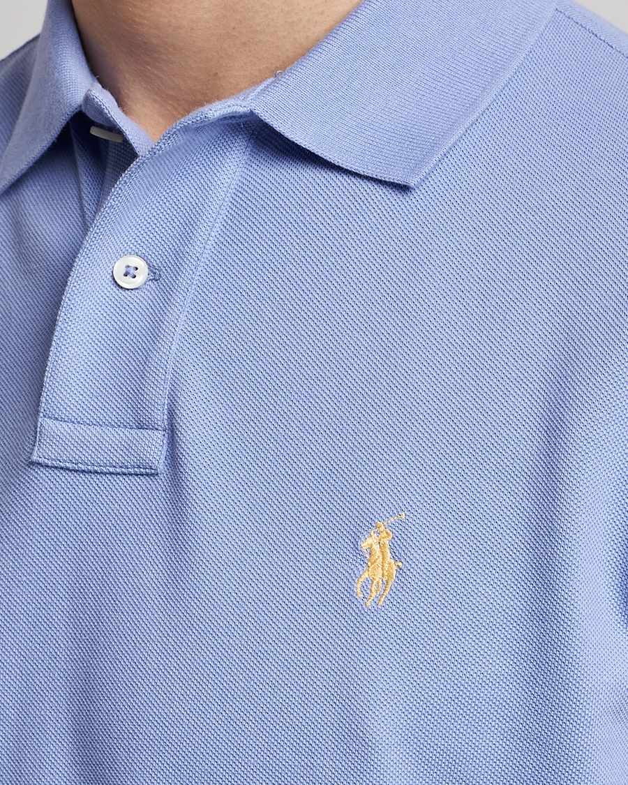 Herre | Polotrøjer | Polo Ralph Lauren | Custom Slim Fit Polo Lafayette Blue