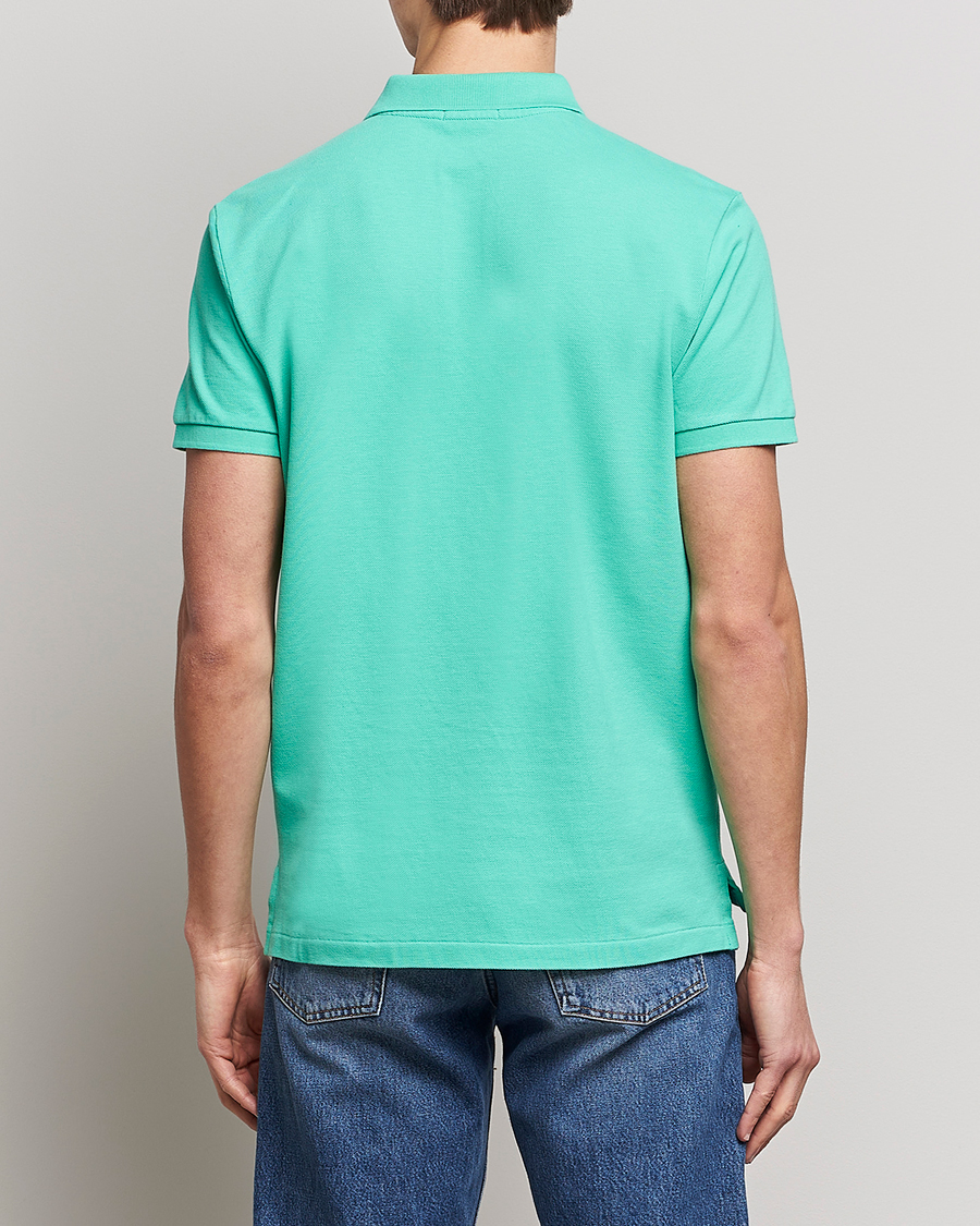 Herre | Polotrøjer | Polo Ralph Lauren | Custom Slim Fit Polo Sunset Green