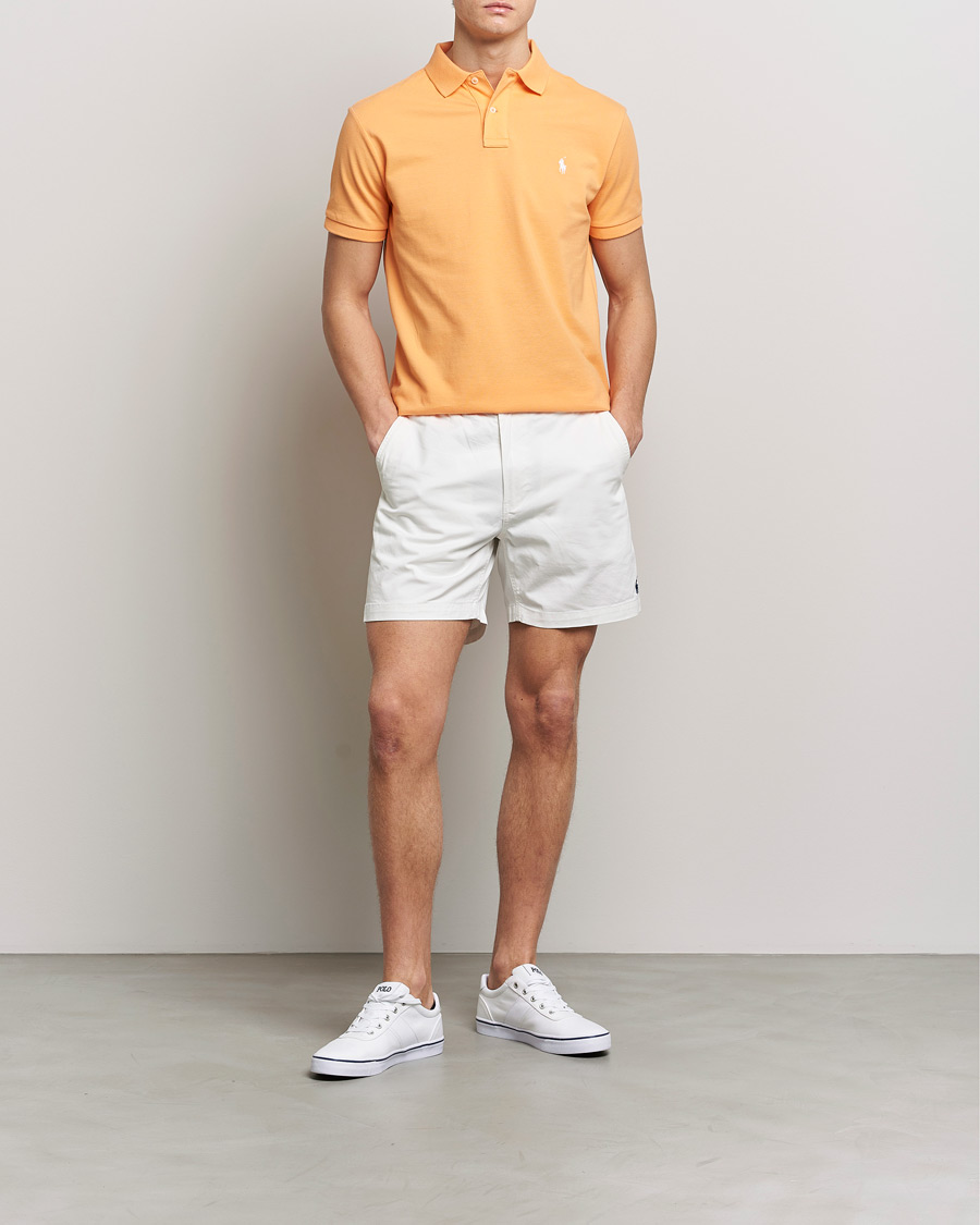 Herre | Polotrøjer | Polo Ralph Lauren | Custom Slim Fit Polo Key West Orange