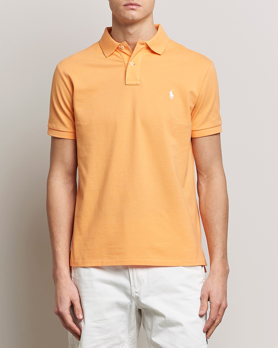 Herre | Polotrøjer | Polo Ralph Lauren | Custom Slim Fit Polo Key West Orange