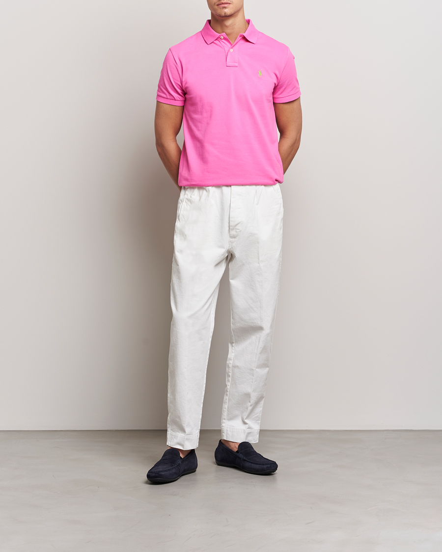 Herre | Polotrøjer | Polo Ralph Lauren | Custom Slim Fit Polo Dalia Pink