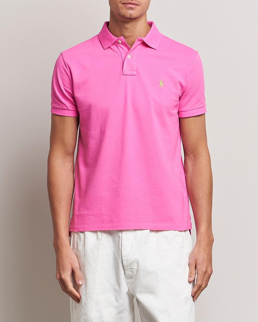 Herre | Polotrøjer | Polo Ralph Lauren | Custom Slim Fit Polo Dalia Pink